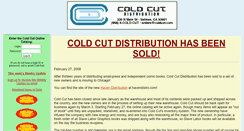 Desktop Screenshot of coldcut.com