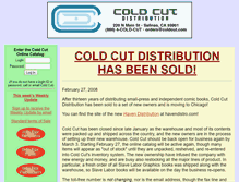 Tablet Screenshot of coldcut.com